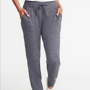 BLACK sweater knit joggers